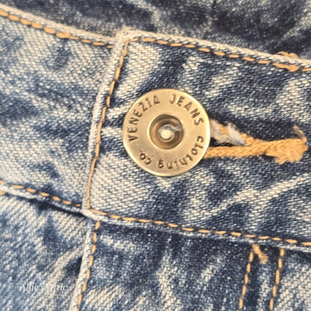 Venezia Denim Blue Jean Skort Shorts Womens Casual Skirt Western Pockets 18 - Picture 3 of 8